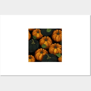 Pumpkin Pattern 25 Posters and Art